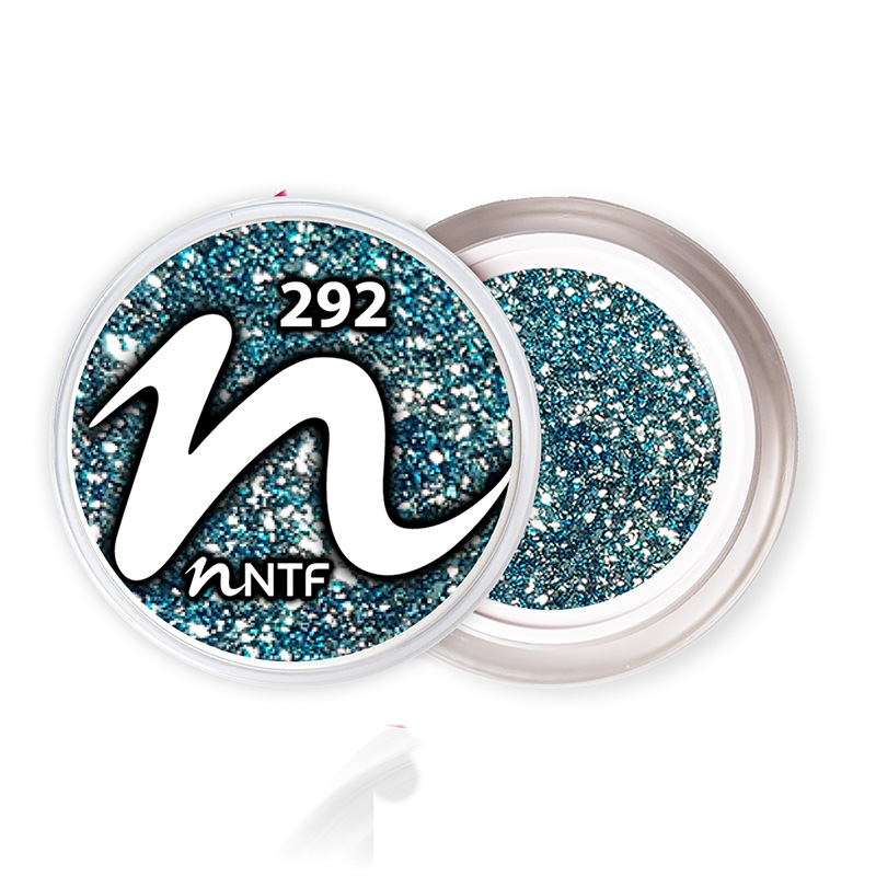 NTF Farbgel glitter Aqua Pop 292